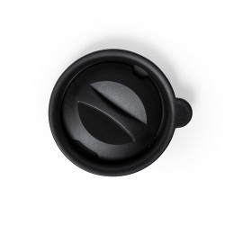 Mug Isotherme Éco-responsable Personnalisé en Verre Thermique Lubon Matières : bambou goodies publicitaire événementiel