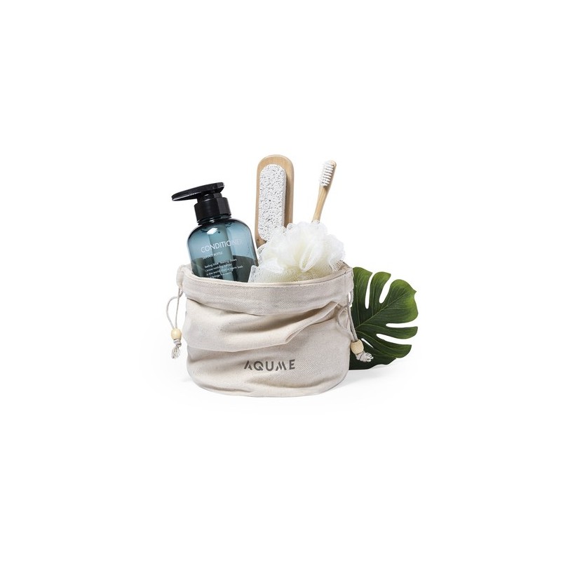 Trousse de Toilette Personnalisée Nécessaire Talso Matières : coton cadeau entreprise pas cher