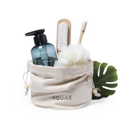 Trousse de Toilette Personnalisée Nécessaire Talso Matières : coton cadeau entreprise pas cher