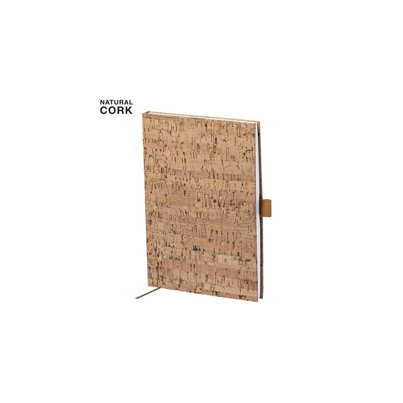 Bloc Notes Éco-responsable Élégant Personnalisé Coquel Matières : liège