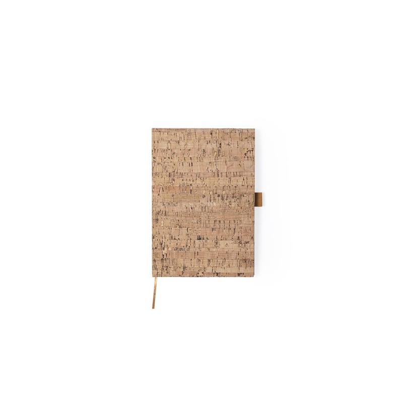 Bloc Notes Éco-responsable Élégant Personnalisé Coquel Matières : liège personnalisable avec votre logo