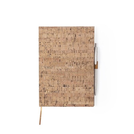 Bloc Notes Éco-responsable Élégant Personnalisé Coquel Matières : liège impression haute définition