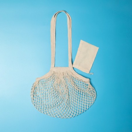 Sac Éco-responsable Pliable Personnalisé pas cher Nacry Matières : coton Couleurs : naturel cadeau entreprise pas cher