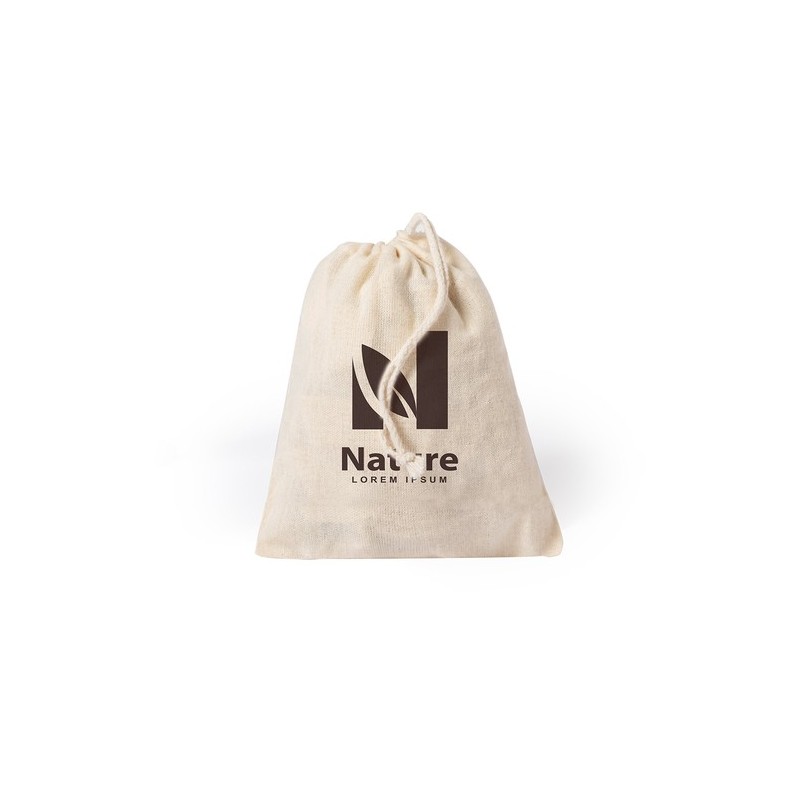 Sac Éco-responsable Pliable Personnalisé pas cher Nacry Matières : coton Couleurs : naturel impression haute définition
