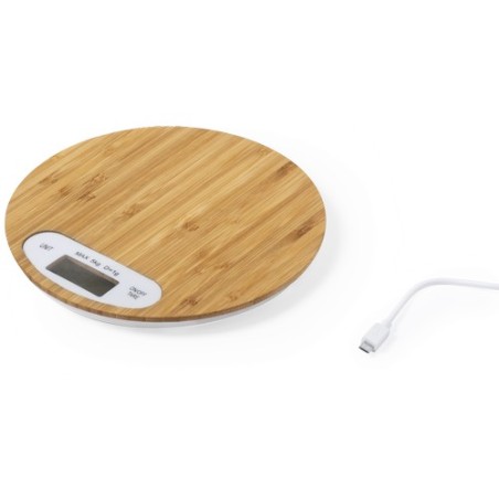 Balance Éco-responsable et Précise Personnalisée Pas Cher - Hinfex Matières : bambou marquage laser ultra précis