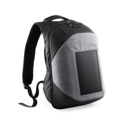 Sac à Dos Éco-responsable Personnalisé avec Chargeur USB Intégré Koneit Matières : polyester Couleurs : gris