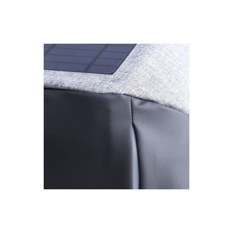 Sac à Dos Éco-responsable Personnalisé avec Chargeur USB Intégré Koneit Matières : polyester Couleurs : gris cadeau entreprise p