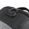 Sac à Dos Éco-responsable Personnalisé avec Chargeur USB Intégré Koneit Matières : polyester Couleurs : gris marquage laser ultr