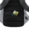 Sac à Dos Éco-responsable Personnalisé avec Chargeur USB Intégré Koneit Matières : polyester Couleurs : gris cadeau collaborateu
