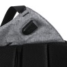 Sac à Dos Éco-responsable Personnalisé avec Chargeur USB Intégré Koneit Matières : polyester Couleurs : gris accessoire événemen