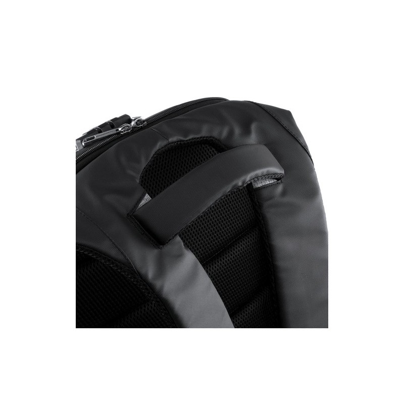 Sac à Dos Éco-responsable Personnalisé avec Chargeur USB Intégré Koneit Matières : polyester Couleurs : gris goodies entreprise 