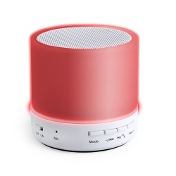 Haut-Parleur Bluetooth et LED Personnalisé pas cher - Stockel Couleurs : blanc goodies publicitaire événementiel