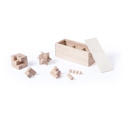 Set de Jeux d'Habilités Publicitaires Éco-responsables pour Entreprises - Genium Matières : bois
