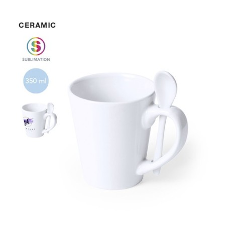 Mug Personnalisé Sublimation Unique - Kaffir Matières : céramique Couleurs : blanc personnalisable avec votre logo