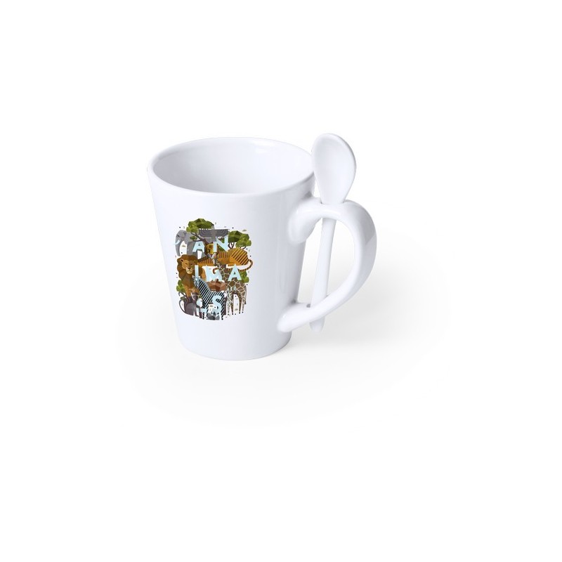 Mug Personnalisé Sublimation Unique - Kaffir Matières : céramique Couleurs : blanc marquage laser ultra précis