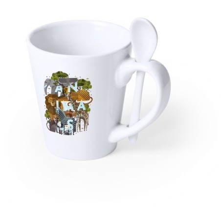 Mug Personnalisé Sublimation Unique - Kaffir Matières : céramique Couleurs : blanc marquage laser ultra précis