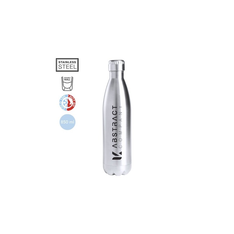 Bouteille Isotherme Éco-responsable Personnalisée - Bidon Thermique Zolop Matières : acier inoxydable