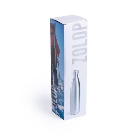 Bouteille Isotherme Éco-responsable Personnalisée - Bidon Thermique Zolop Matières : acier inoxydable impression haute définitio