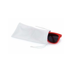 Étui à lunettes personnalisable et publicitaire - Ekain Matières : polyester Couleurs : blanc cadeau entreprise pas cher
