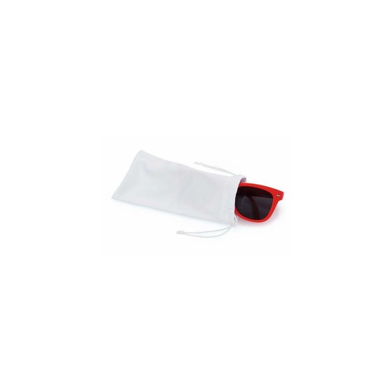 Étui à lunettes personnalisable et publicitaire - Ekain Matières : polyester Couleurs : blanc cadeau entreprise pas cher