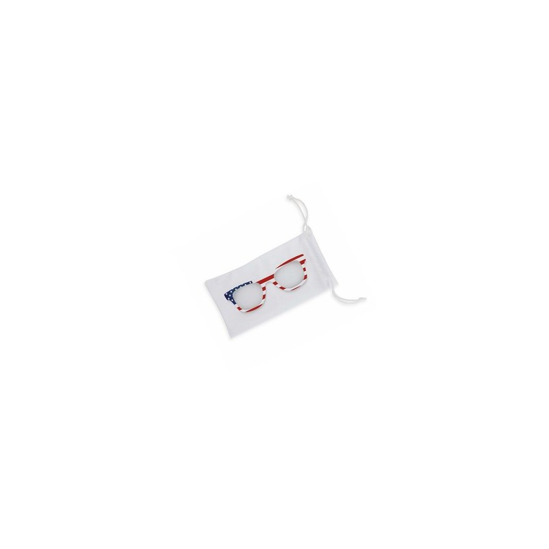 Étui à lunettes personnalisable et publicitaire - Ekain Matières : polyester Couleurs : blanc goodies publicitaire événementiel