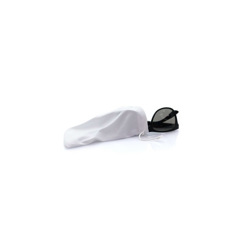 Étui à lunettes personnalisable et publicitaire - Ekain Matières : polyester Couleurs : blanc impression haute définition