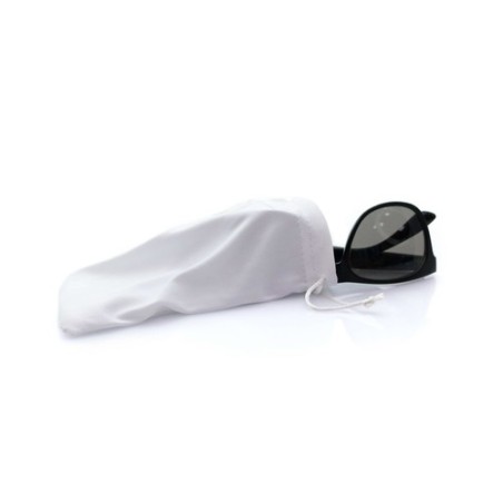 Étui à lunettes personnalisable et publicitaire - Ekain Matières : polyester Couleurs : blanc impression haute définition