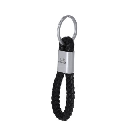 Porte-clés personnalisé pas cher Serlong Matières : métal Couleurs : noir personnalisable avec votre logo