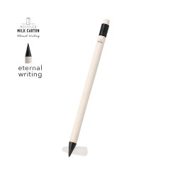 Crayon personnalisé éternel Horrocks pas cher Couleurs : blanc Matières : carton de lait recyclé impression haute définition