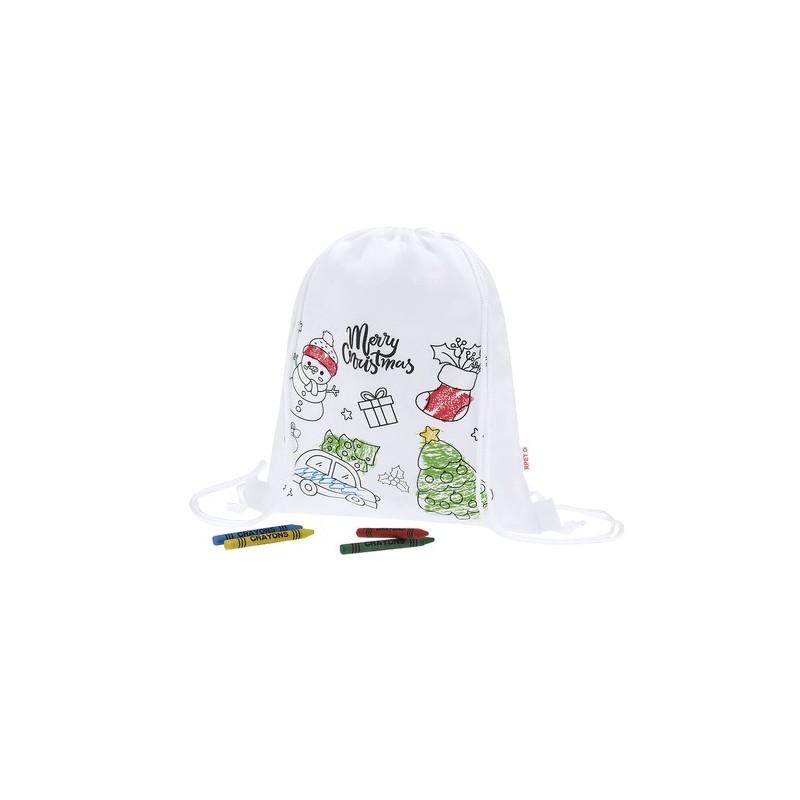Sac à Dos personnalisé pas cher Taky Matières : PET recyclé Couleurs : blanc cadeau entreprise pas cher