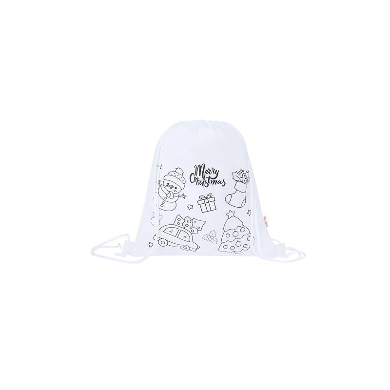 Sac à Dos personnalisé pas cher Taky Matières : PET recyclé Couleurs : blanc impression haute définition