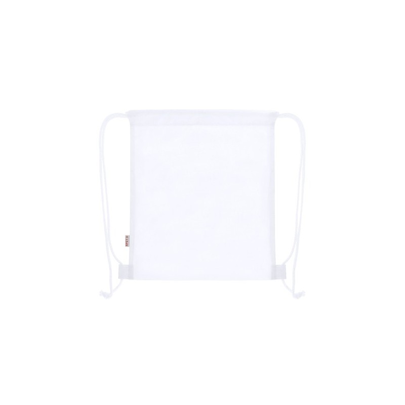 Sac à Dos personnalisé pas cher Taky Matières : PET recyclé Couleurs : blanc marquage laser ultra précis