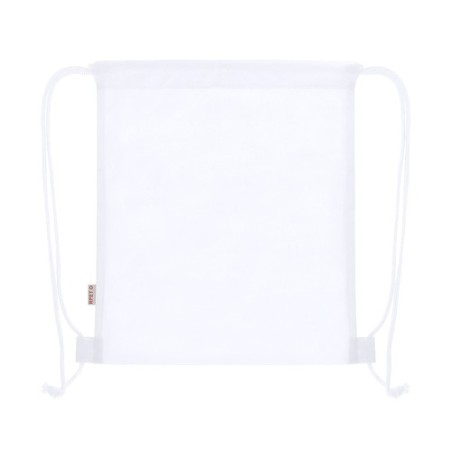 Sac à Dos personnalisé pas cher Taky Matières : PET recyclé Couleurs : blanc marquage laser ultra précis