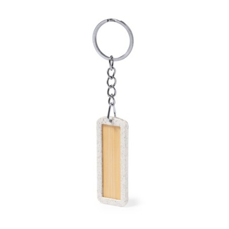 Porte-Clés Éco-responsable Personnalisé en Bois - Veterson Matières : ABS cadeau entreprise pas cher