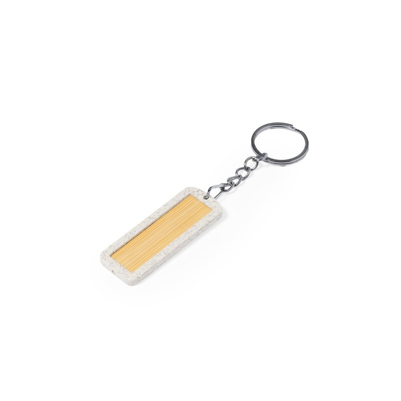 Porte-Clés Éco-responsable Personnalisé en Bois - Veterson Matières : ABS goodies publicitaire événementiel