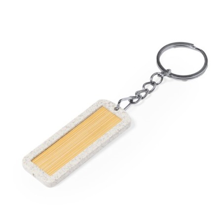 Porte-Clés Éco-responsable Personnalisé en Bois - Veterson Matières : ABS goodies publicitaire événementiel