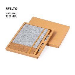 Set Écolo Personnalisé de Carnet et Stylo - Webermax Matières : liège