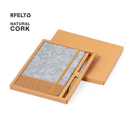Set Écolo Personnalisé de Carnet et Stylo - Webermax Matières : liège