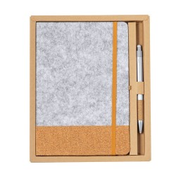 Set Écolo Personnalisé de Carnet et Stylo - Webermax Matières : liège 2
