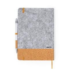 Set Écolo Personnalisé de Carnet et Stylo - Webermax Matières : liège impression haute définition
