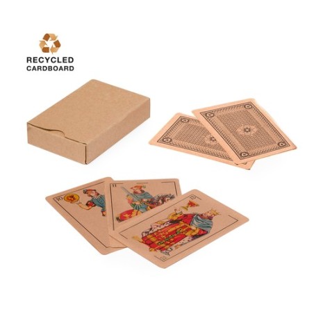 Jeu de Cartes Éco-responsable Brisca Personnalisé Matières : carton recyclé