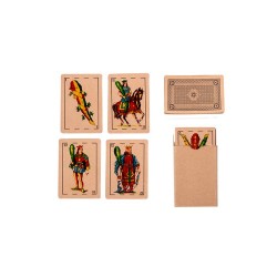 Jeu de Cartes Éco-responsable Brisca Personnalisé Matières : carton recyclé 2
