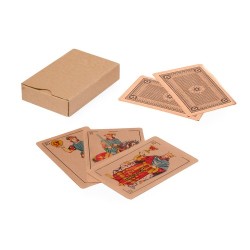 Jeu de Cartes Éco-responsable Brisca Personnalisé Matières : carton recyclé cadeau entreprise pas cher