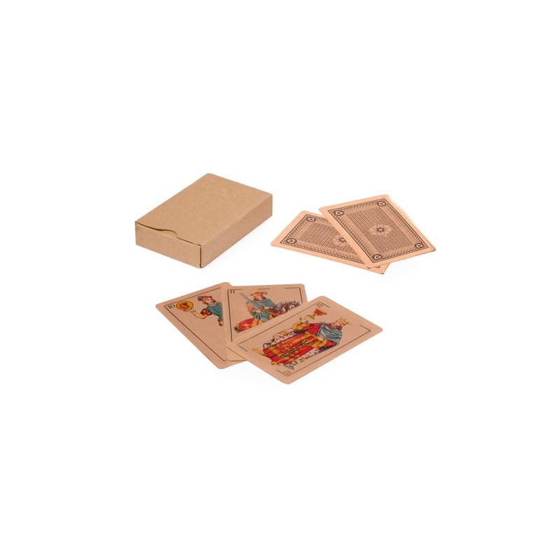 Jeu de Cartes Éco-responsable Brisca Personnalisé Matières : carton recyclé cadeau entreprise pas cher