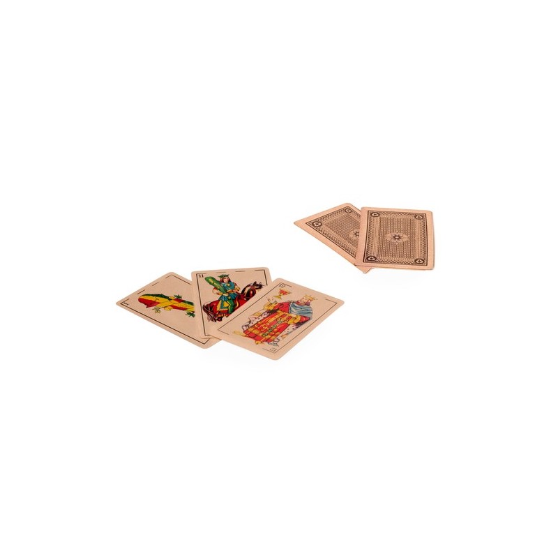 Jeu de Cartes Éco-responsable Brisca Personnalisé Matières : carton recyclé goodies publicitaire événementiel