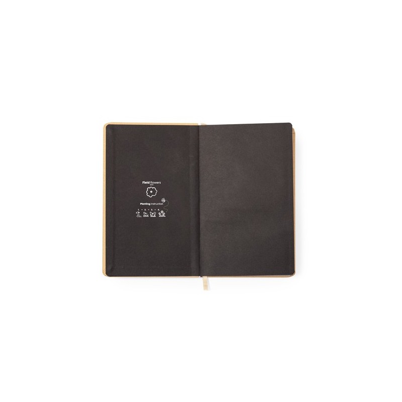 Bloc Notes Éco-responsable Ensemencé Personnalisé - Cadeau Baupres Matières : carton impression haute définition