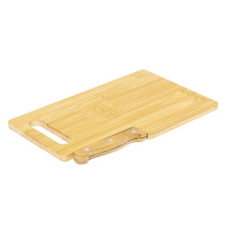 Planche à Découper Seslat en Bambou avec Couteau