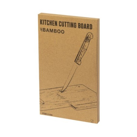 Planche à Découper Seslat en Bambou avec Couteau