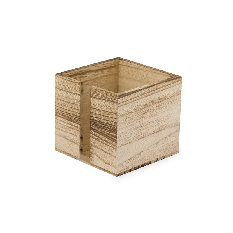 Porte-Serviettes en Bois Naturel Personnalisé Yingo Matières : bois personnalisable avec votre logo