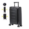 Trolley Pliable Personnalisé Éco-responsable Dopkin Matières : ABS Couleurs : noir personnalisable avec votre logo